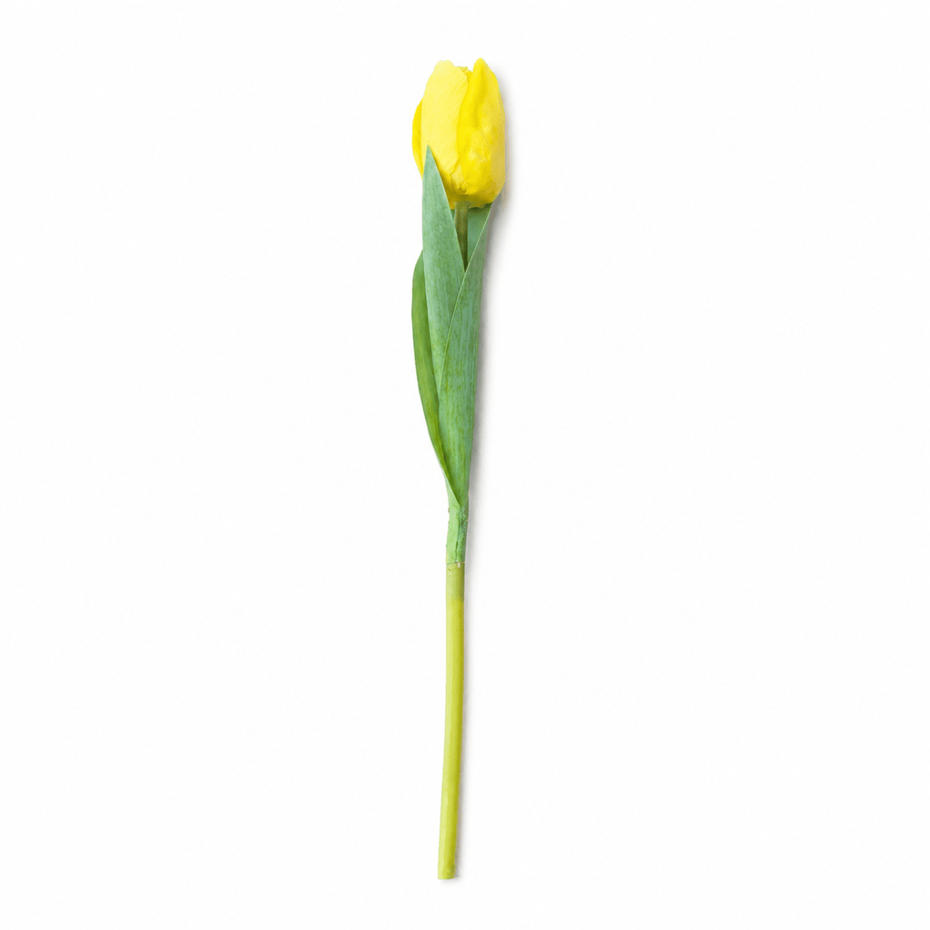 Tulipán de seda amarillo 35 cm