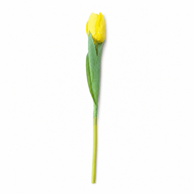 Tulipán de seda amarillo 35 cm