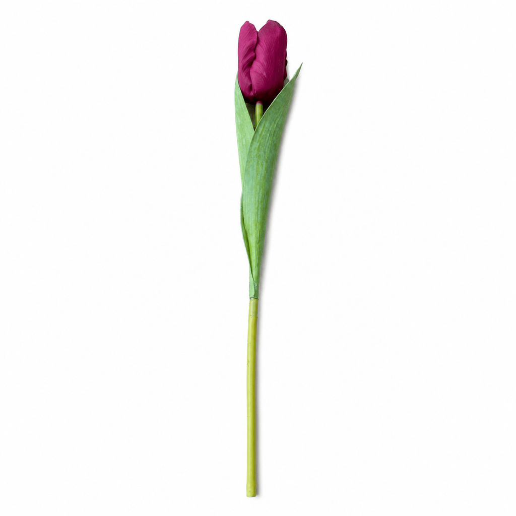 Tulipán de seda rojo 35 cm
