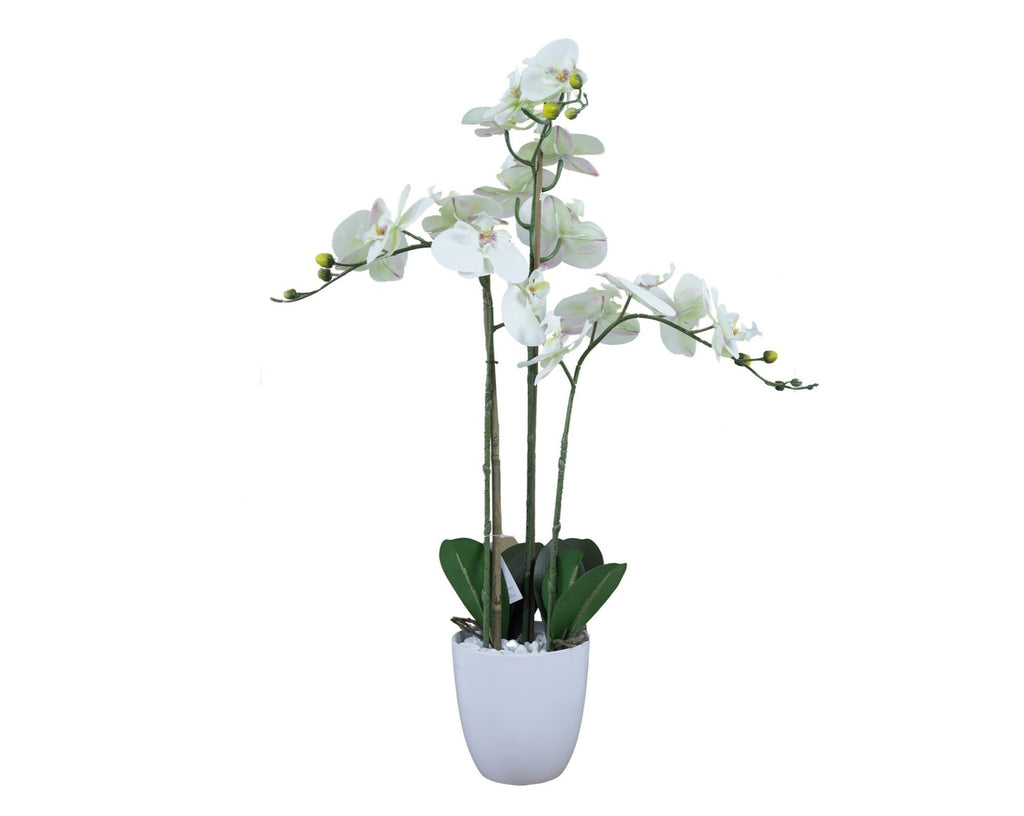 Orquidea Artificial con macetero 75 CM