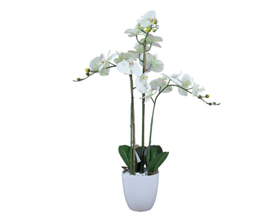 Orquidea Artificial con macetero 75 CM